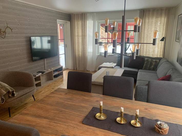 Lägenhet för 7 Personer, med utsikt och bastu, med husdjur i Vemdalen