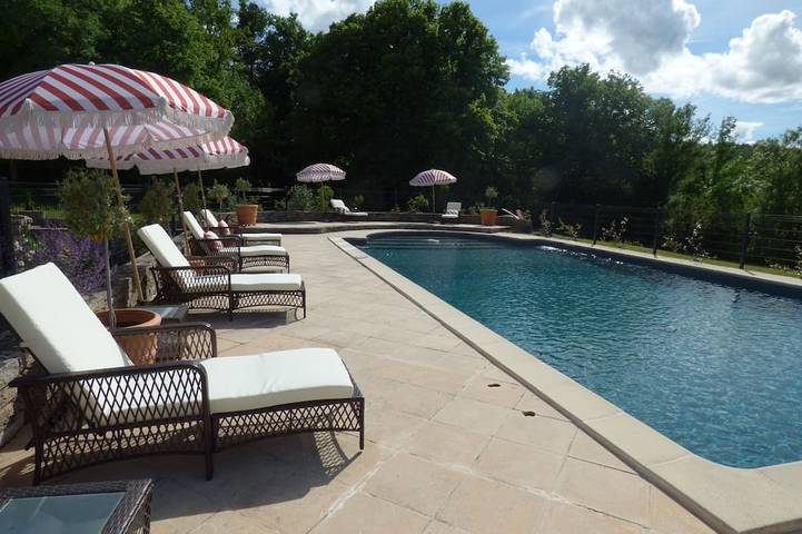 Maison de vacances pour 6 personnes, avec piscine et jardin