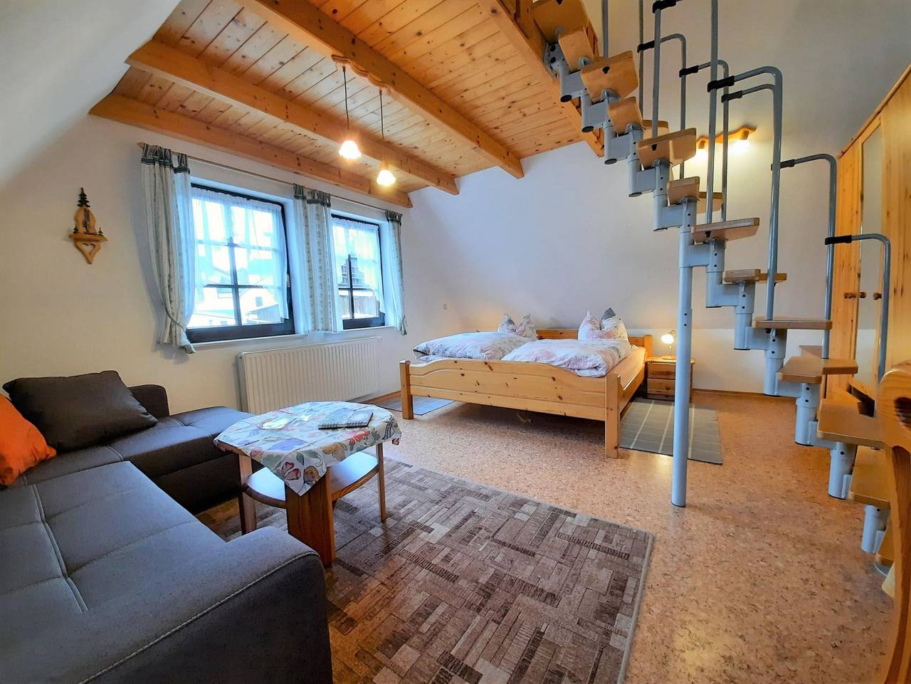 Ferienhof Wilfert - Doppelzimmer, Dusche, Wc, Birkenpöhl in Mühlental, Chemnitz und Umgebung