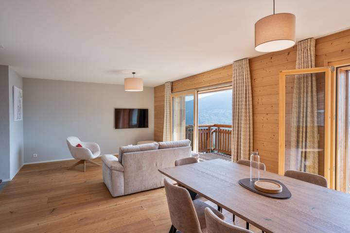 Ganze Wohnung, Dent-Blanche Resort - Wohnung 4 Zimmer in Riod, Hérémence