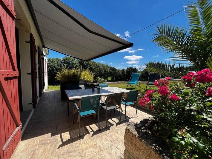 Location de vacances pour 9 personnes, avec jardin et vue, animaux acceptés à Landudec - 3