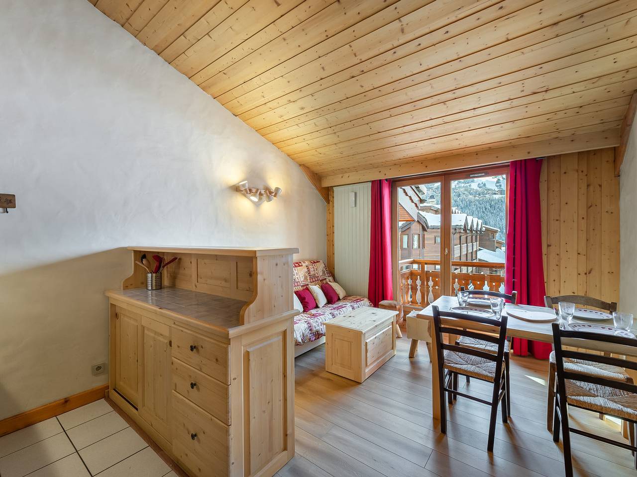 Ganzes Studio, Gemütliches Studio mit Mezzanin nahe Pisten - 4 Pers in Courchevel 1650 (Moriond), Saint-Bon-Tarentaise