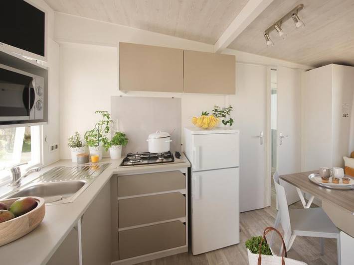 Mobil home pour 4 personnes, avec bassin pour enfant à Les Vans - 3