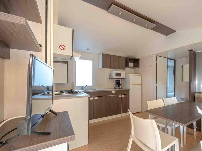 Camping Les Cigales -  Ciela Village - Mobilheim 6 personen - Ciela Confort - 3 Zimmer in Rocamadour, Quercy