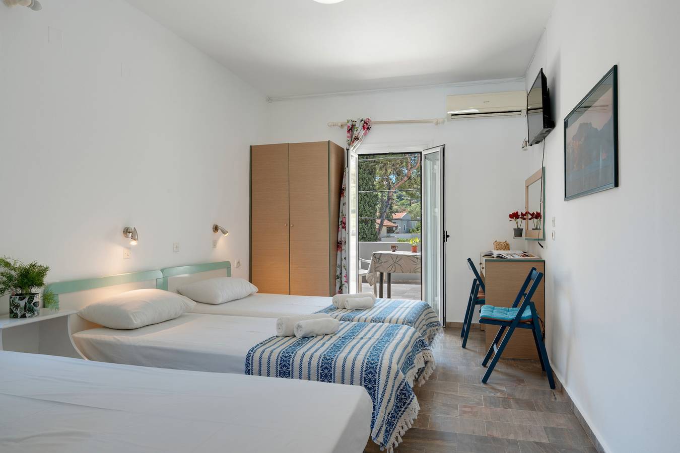Ganze Wohnung, Ferienwohnung '9' mit Bergblick, Wi-Fi und Klimaanlage in Panormos, Kalymnos