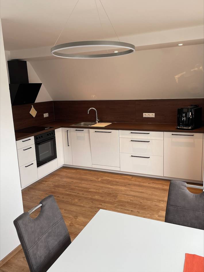 Ganze Ferienwohnung, Ferienwohnung Haus Michelskäppele - Ferienwohnung 50qm, 1 Schlafzimmer, max. 4 Personen in Bad Urach, Albsteig Etappe 9