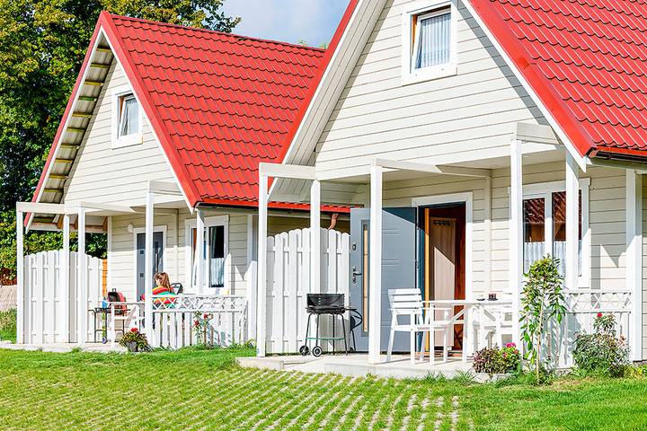Ferienhaus für 8 Personen, mit Terrasse und Garten