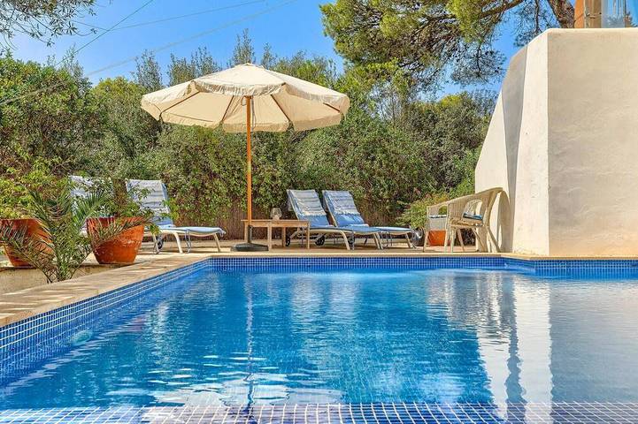 Chalet für 6 Personen, mit Balkon und Garten in Can Picafort