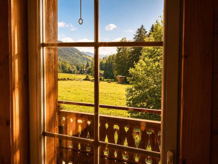 Hôtel pour 2 personnes, avec vue et piscine ainsi que jardin et bassin pour enfant, animaux acceptés à Bex - 4