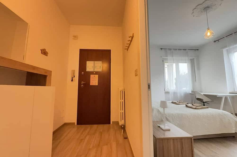 Private Parking, with a View of the Alba Hills in Alba, Langhe