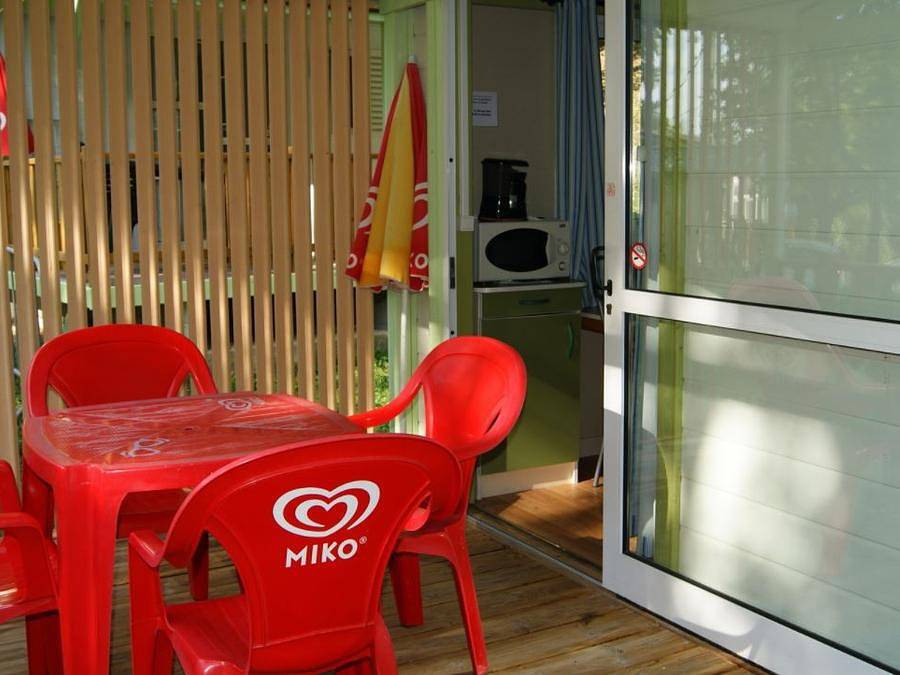 Camping Parc de Palétès - Chalet 2 personnes - Tonga - 1 chambre in Saint-Girons (Ariège), Parc naturel régional des Pyrénées ariégeoises