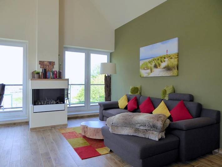 Ferienwohnung für 5 Personen, mit Balkon/Terrasse und Terrasse sowie Sauna
