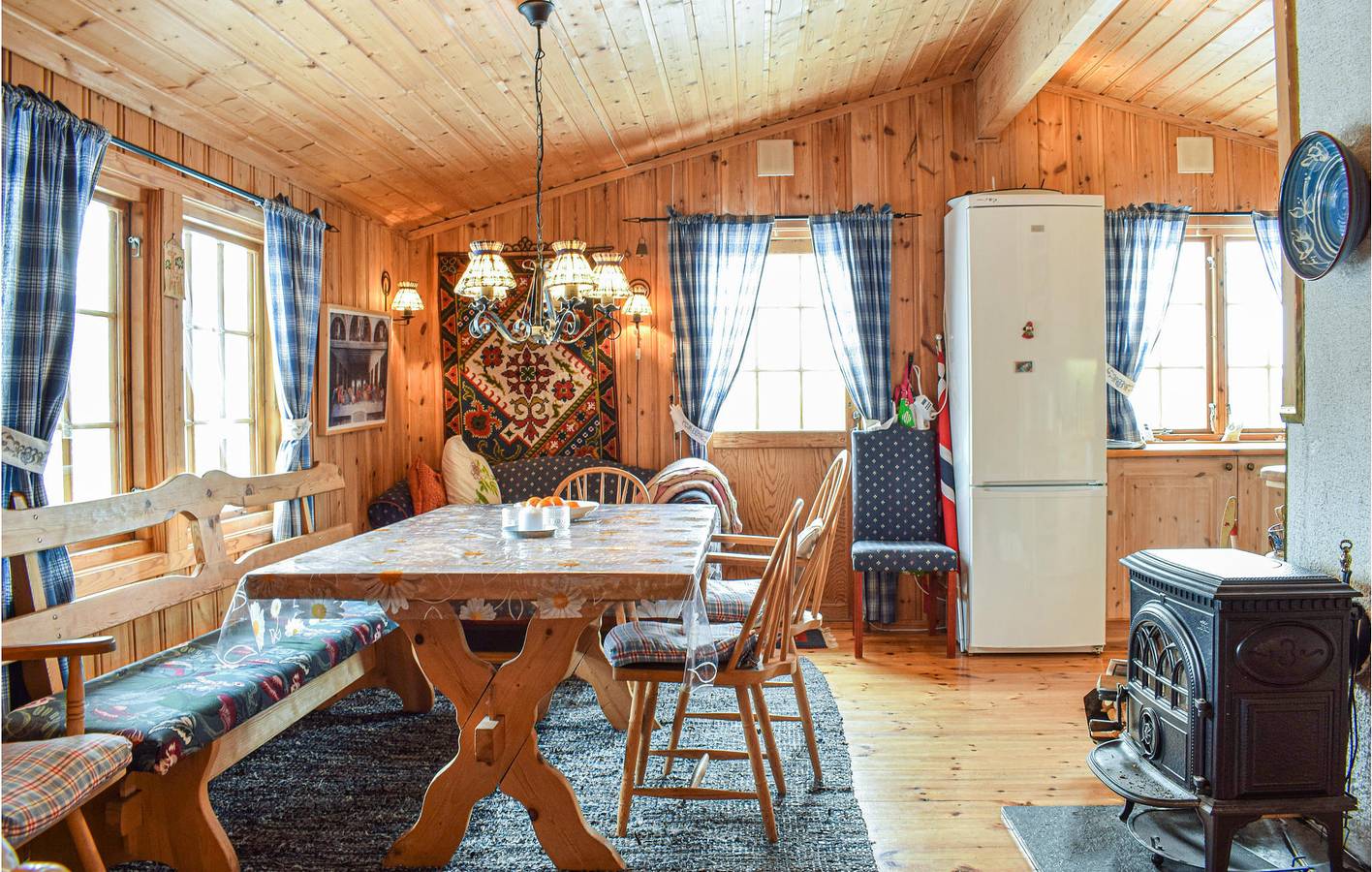 Maison de vacances pour 7 personnes avec jardin in Vinje