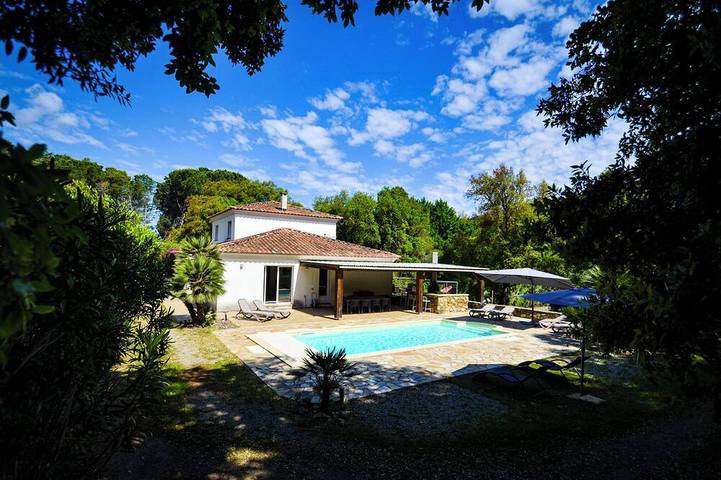 Villa pour 12 personnes, avec jardin, animaux acceptés