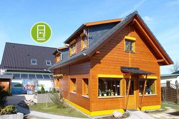 Ferienhaus für 6 Personen, mit Terrasse und Garten sowie Sauna in Schaprode