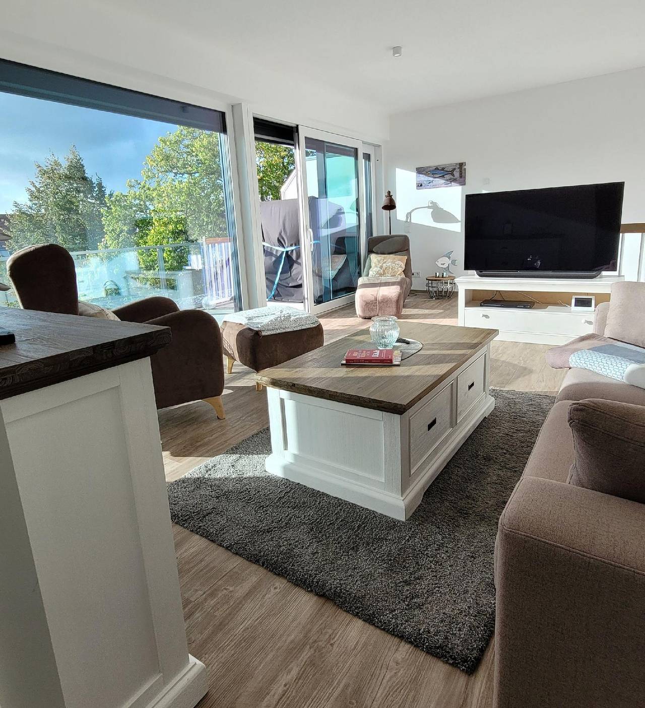 Ganze Ferienwohnung, Ferienwohnung im Hafen Lauterbach mit Dachterrasse in Lauterbach (Rügen), Putbus