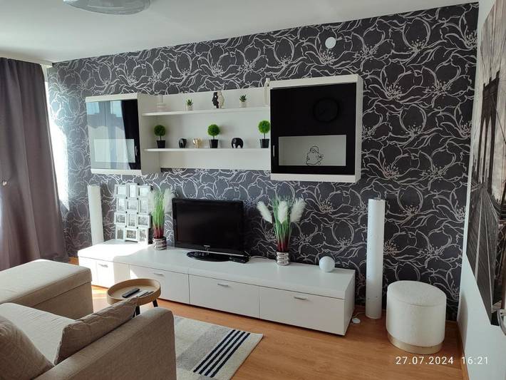 Appartement de vacances pour 4 personnes, avec Balcon et Vue à Narva