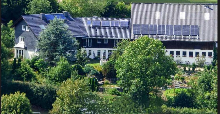 Ferienwohnung für 4 Personen, mit Garten und Sauna sowie Ausblick