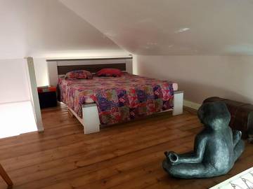 Gîte pour 4 personnes, avec piscine et terrasse dans Plage de Saint-Félix