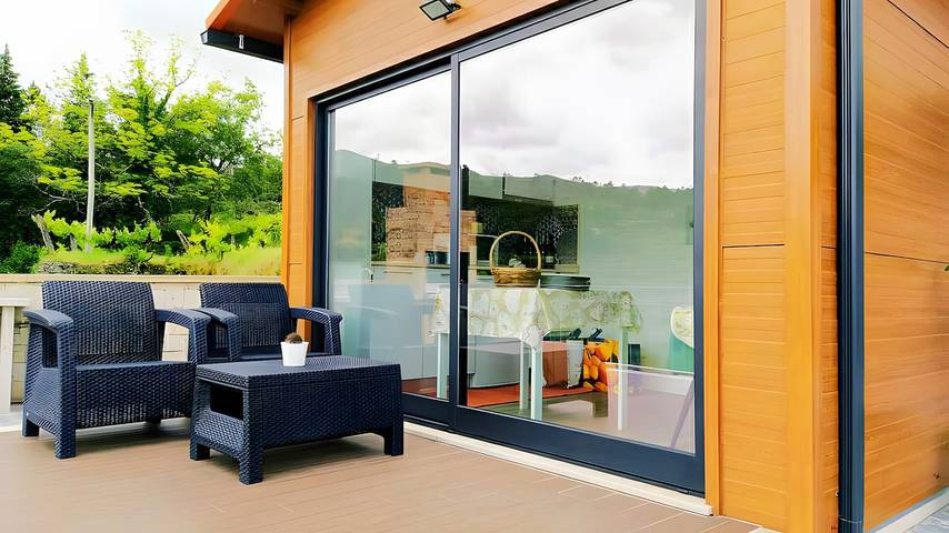 Bungalow para 2 pessoas, com varanda e jardim