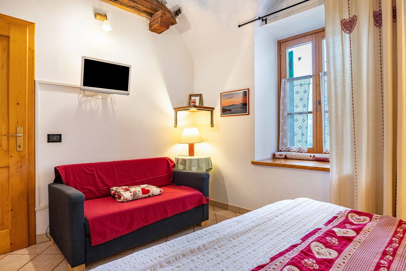 Zimmer 'Moleti' mit Gemeinschaftsgarten in Caldes, Ortleralpen
