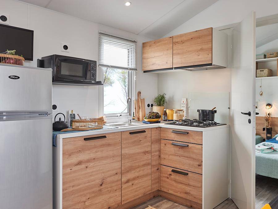 Camping Club La Côte des Roses 4* - Ms Vacances - Mobilhome 6 personnes - Cottage - 3 Chambres - Tv - Clim - Lv in Les Ayguades, Narbonne