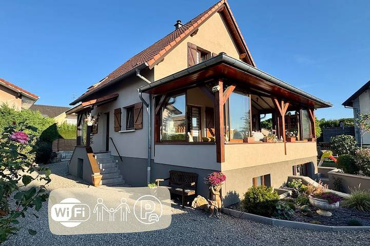 Location de vacances pour 6 personnes, avec jardin à Sundhoffen