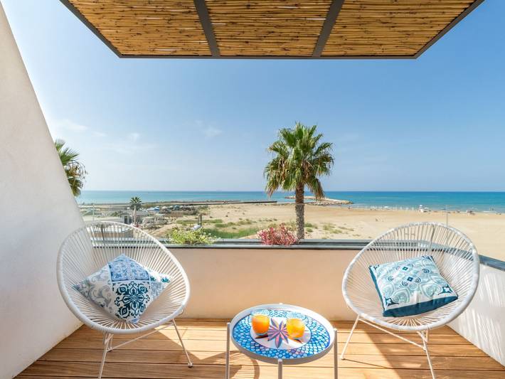 Appartamento per 2 persone, con Balcone e Terrazza a Donnalucata