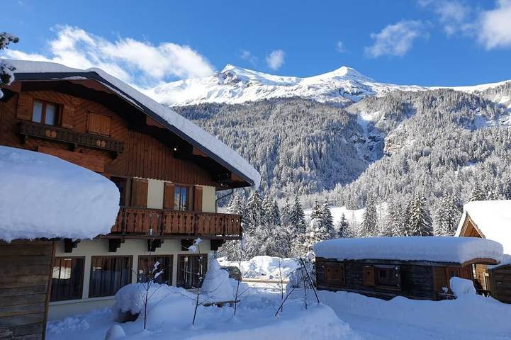Chalet pour 15 personnes, avec balcon à Les Contamines-Montjoie