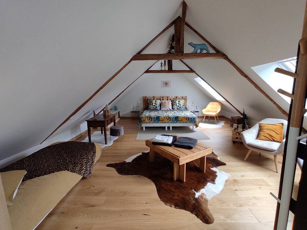 Aux Trois Palmiers - Chambre 1 in Saint-Brieuc, Côte de Goëlo