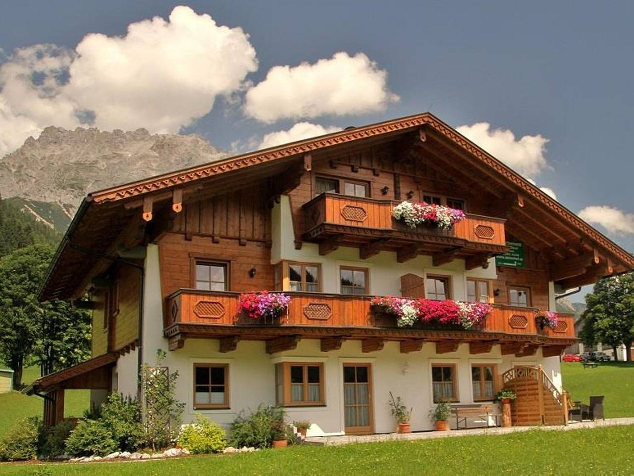 Zeiserhof - Doppelzimmer mit Dusche, Wc in Dachsteingebirge, Ramsau am Dachstein