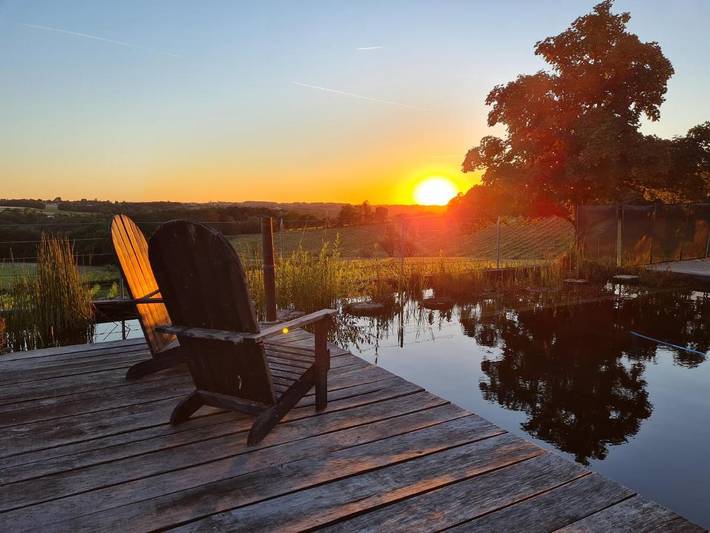 Location de vacances pour 10 personnes, avec piscine ainsi que vue et jardin à Pomport - 2