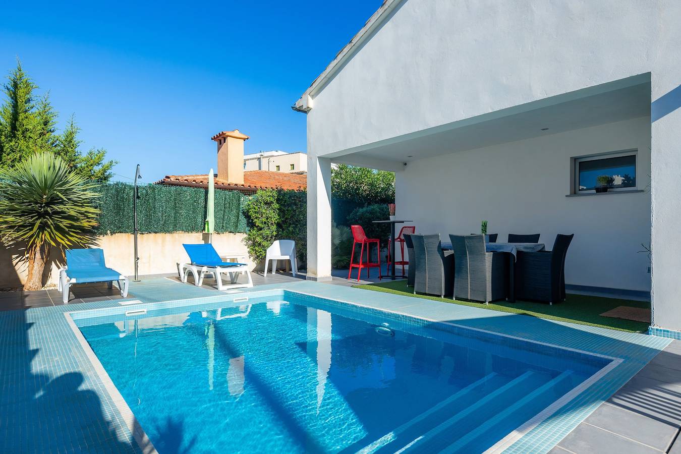 Villa "Llevantpicafort" mit Privatem Pool und Wlan in Can Picafort, Santa Margalida