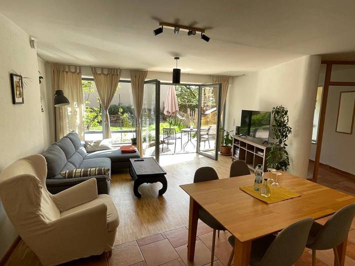 Ferienwohnung für 4 Personen, mit Terrasse und Garten in Marktheidenfeld