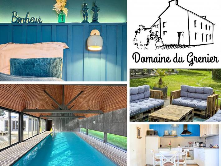 Gîte pour 2 personnes, avec jardin et piscine ainsi que sauna et terrasse