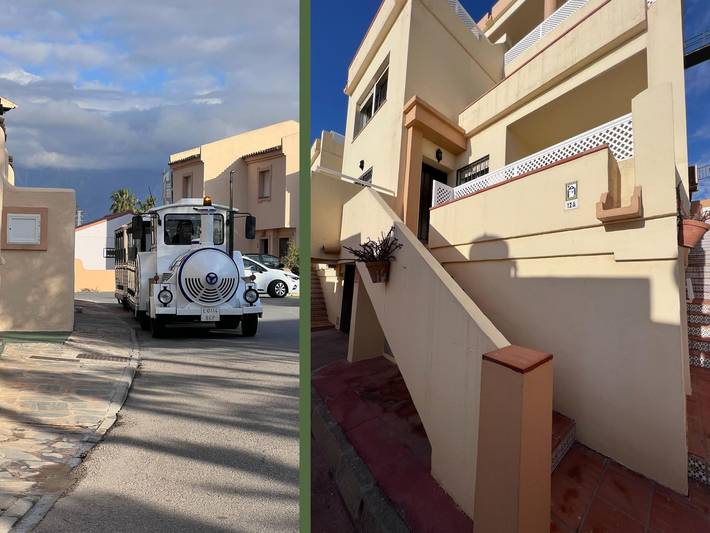 Apartamento de vacaciones para 5 personas, con piscina además de terraza y piscina para niños, Se admiten mascotas en Costa del Sol Occidental