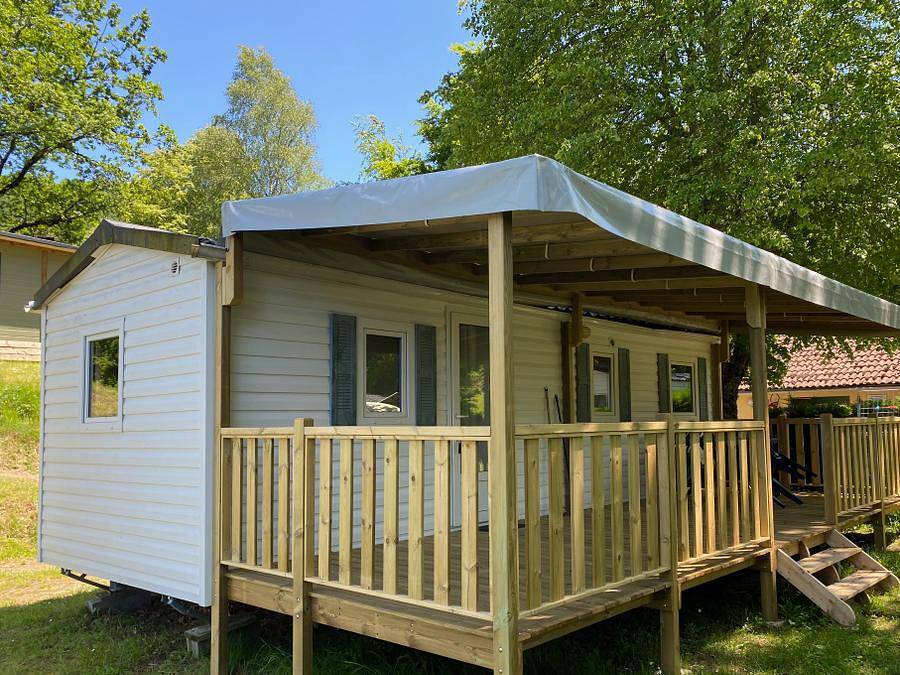 Camping Pommeraie - Mobilhome 4 personnes - Pomme D'Api in Vic-sur-Cère, Région d'Aurillac