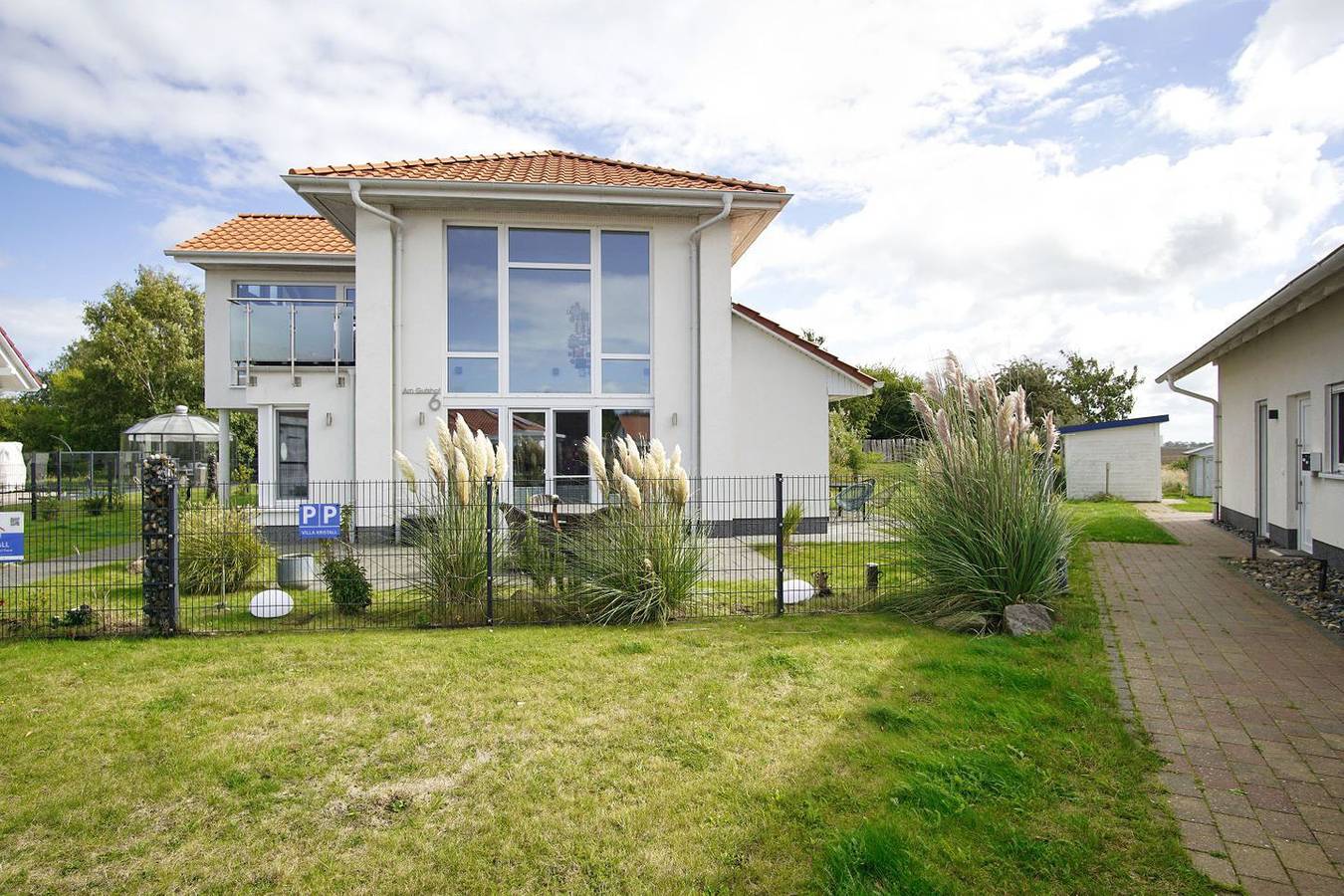 Haus in idyllischer Lage mit Wintergarten, Terrasse und Garten - Villa Kristall in Vaschvitz in Vaschvitz, Trent