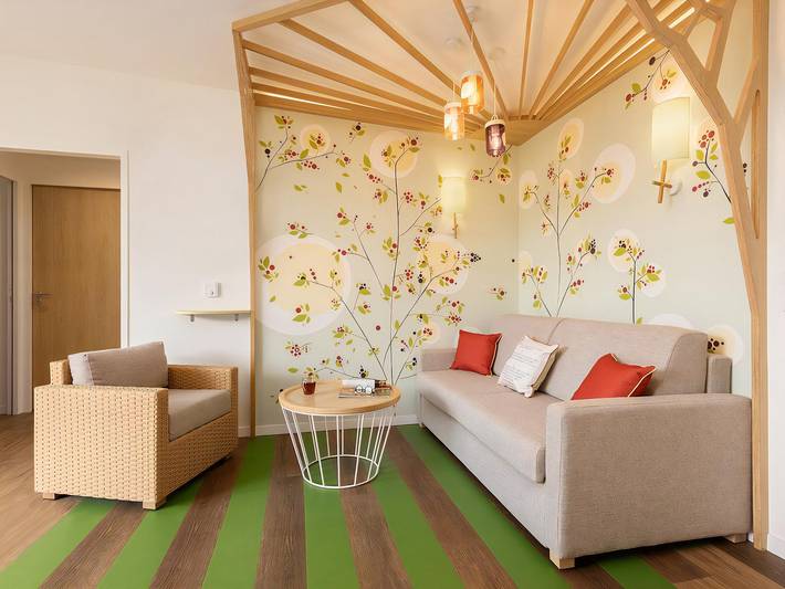 Gîte pour 4 personnes, avec jardin et piscine à Beauziac