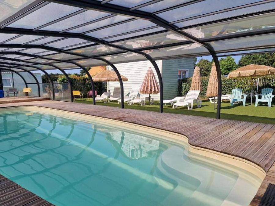 Camping Les P'tites Maisons dans la Prairie - Landhaus 6 personen - + Tv in Sallertaine, Vendée