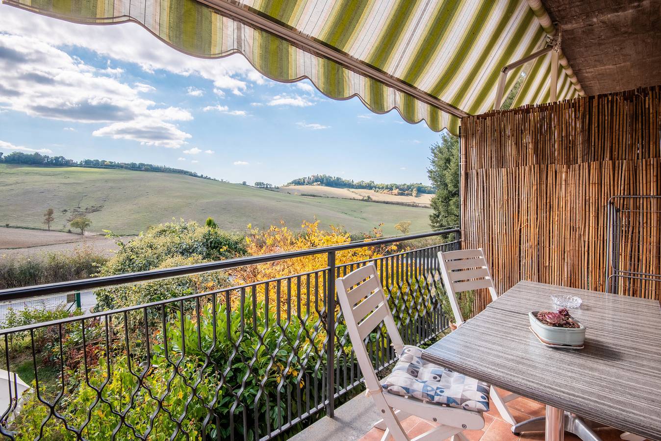 Apartment 'Osea' mit Balkon und Wlan in Monteriggioni, Chianti