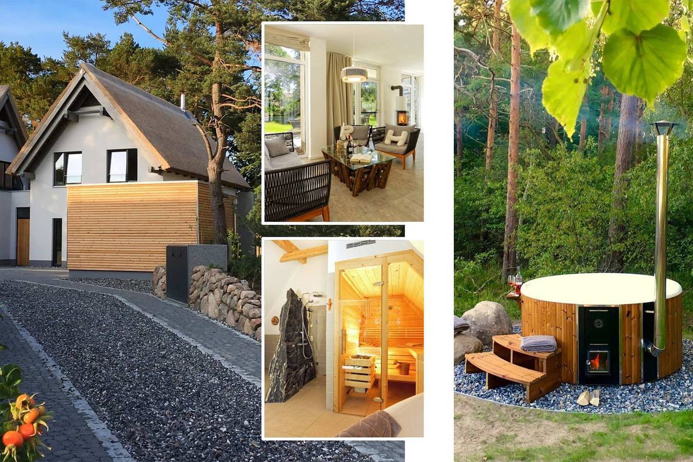 Exklusives 5-Sterne-Ferienhaus mit Sauna, Whirlpool und Garten in Karlshagen in Karlshagen, Usedomer Norden