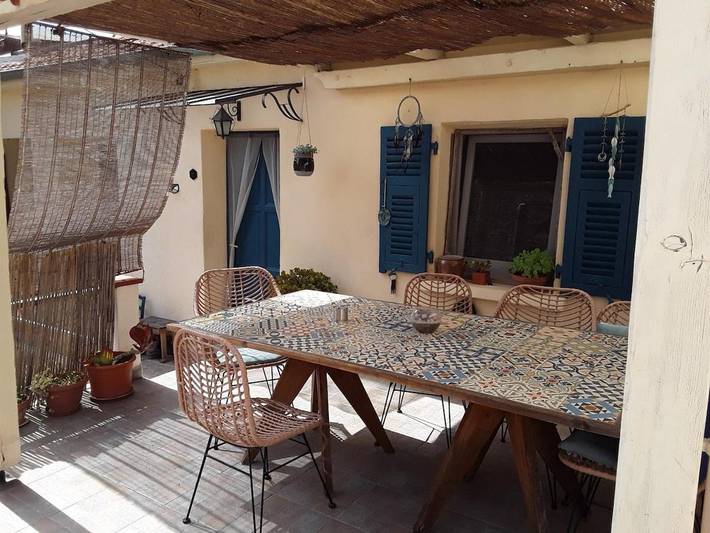 Gîte pour 4 personnes, avec vue et jardin à Breil-sur-Roya