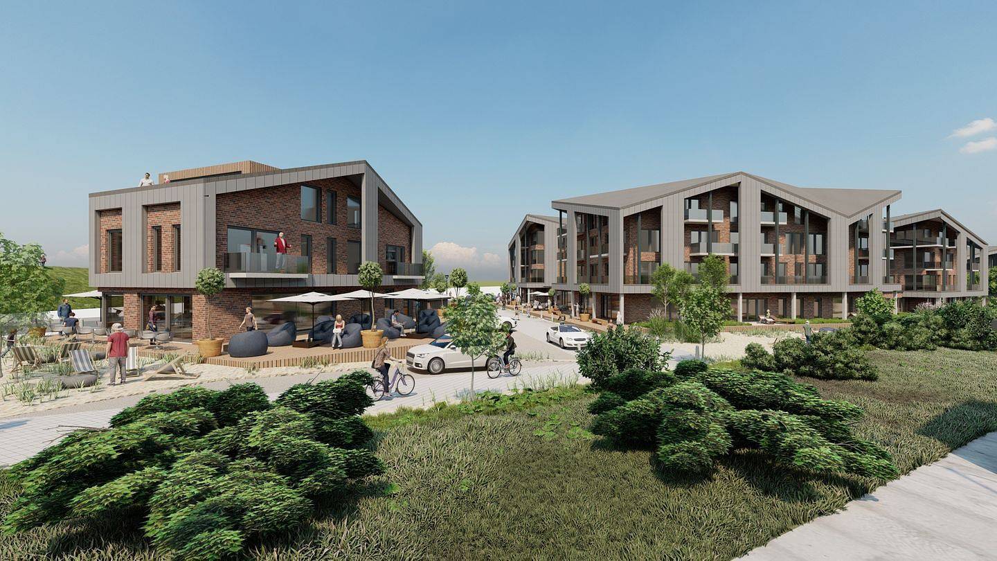 Ganze Wohnung, The View A9 Auster - Meerblick, gemein. Sauna, Aufzug, Tiefgaragenstellplatz in Dagebüll, Nordseeküste