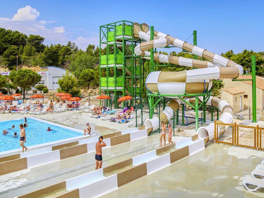 Camping La Falaise Narbonne Plage - Mobilheim 6 personen - Classic | 3 Schlafz. | 6 Pers. | Erhöhte Terrasse in Narbonne Plage, Narbonne
