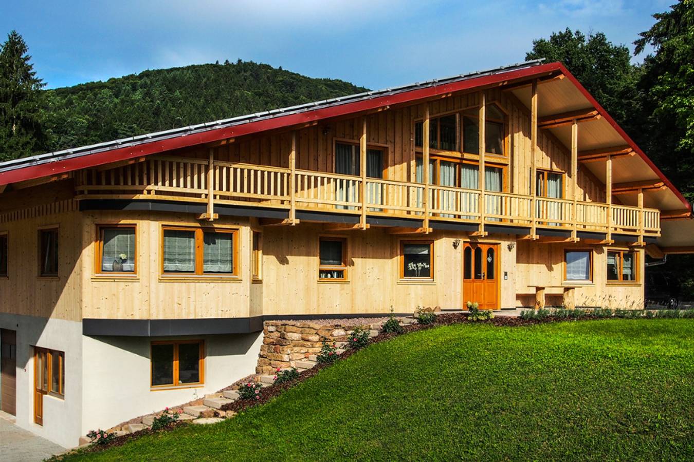Ganze Ferienwohnung, Ferienwohnung Schwörerhof - Ferienwohnung Bergblick, 93qm, 3 Schlafzimmer, 2 Badezimmer, max.7 Personen in Seelbach, Mittlerer Schwarzwald