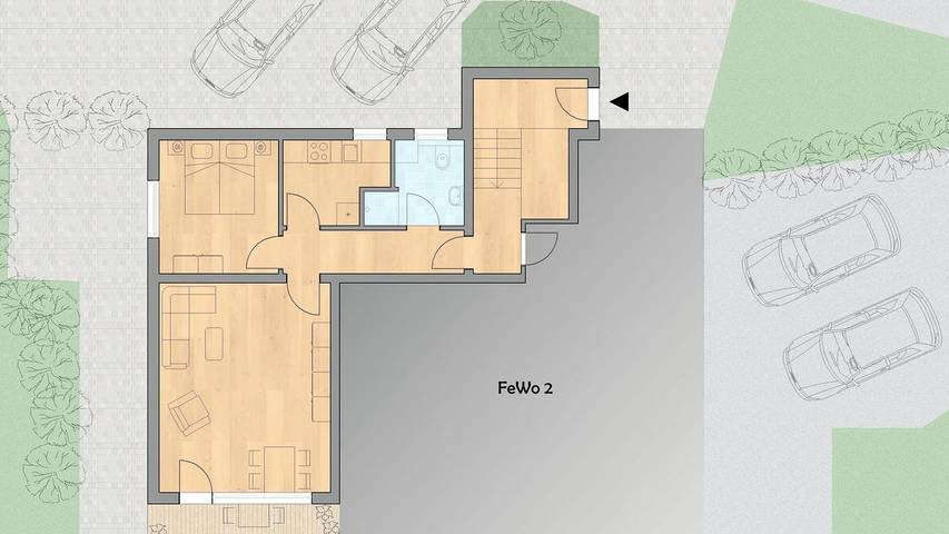 Ferienwohnung für 2 Personen, mit Garten und Balkon im Sauerland - 4
