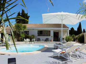 Cottage pour 8 personnes, avec jardin et piscine à Saint-Nazaire-d'Aude