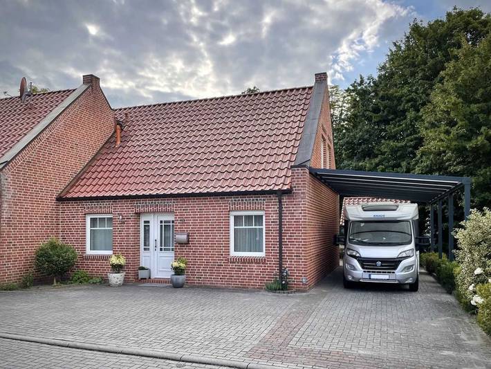 Ferienwohnung für 4 Personen, mit Terrasse und Garten in Weener