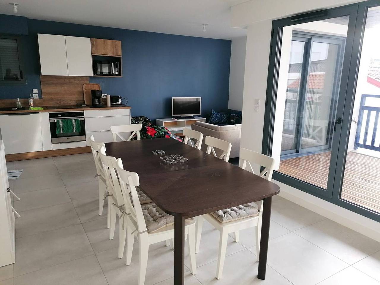 Ganze Wohnung, Ciboure: Bel appartement 4 pièces, terrasse, parking, proche plage et commerces in Ciboure, Bayonne und Umgebung